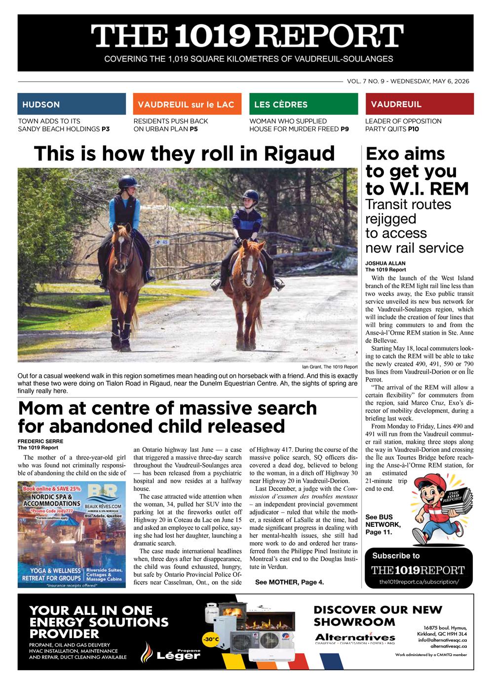 The 1019 Report Front Page