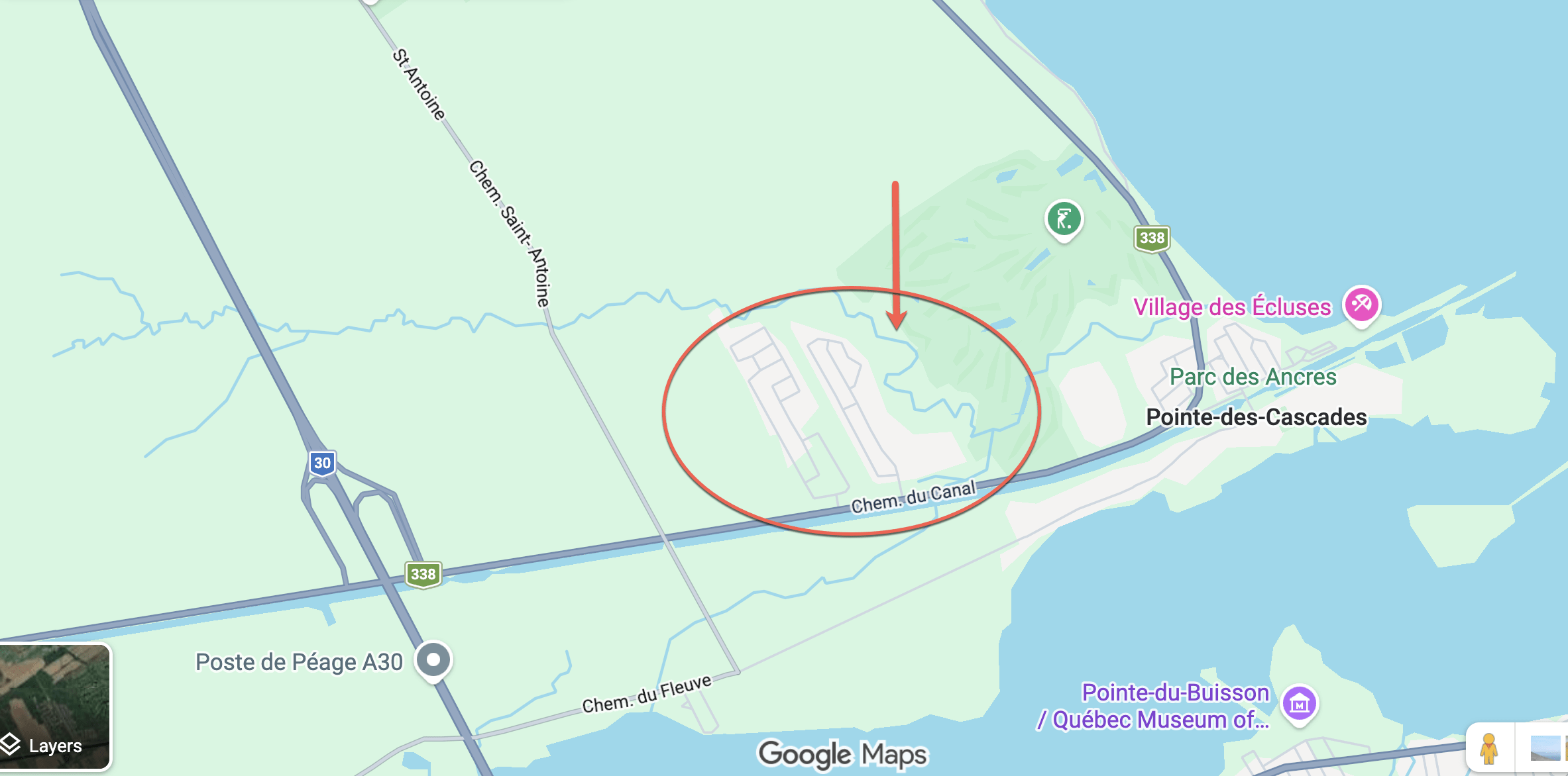 Les Cèdres ends months of dumping sewage