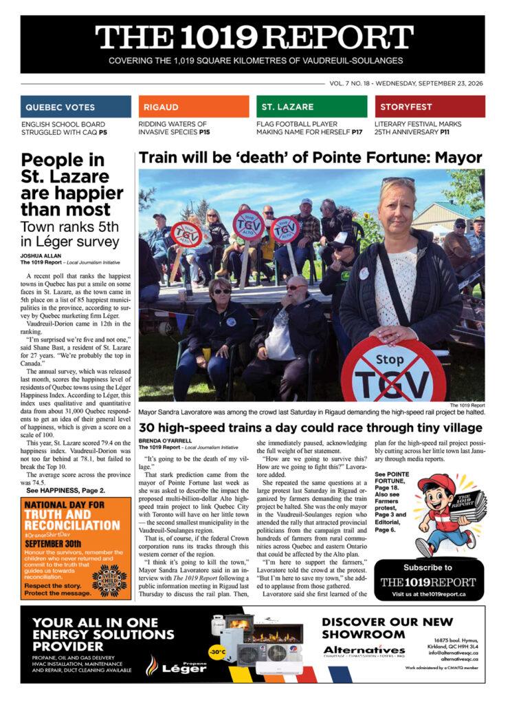 The 1019 Report September 23, 2026 edition JPG